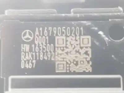 Peça sobressalente para automóvel em segunda mão botão / interruptor elevador vidro dianteiro direito por otras marcas clase a 1.5 cdi referências oem iam a1679050201  a1679050201