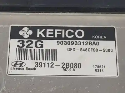 Second-hand car spare part ecu engine control for hyundai i30 (fd) 1.6 oem iam references 391122b080  391122b080