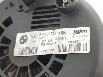 Second-hand car spare part alternator for bmw x6 (e71, e72) xdrive 40 d oem iam references 7803724  7803724
