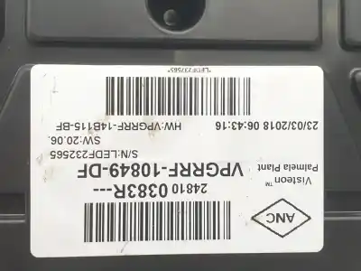 Peça sobressalente para automóvel em segunda mão quadrante por renault clio iv limited referências oem iam 248100383r  248107567r