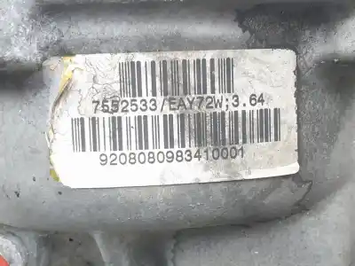 Second-hand car spare part front differential for bmw x6 (e71) 3.5d oem iam references 7552533  31507612956