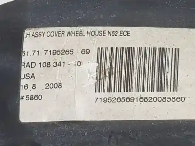 Peça sobressalente para automóvel em segunda mão cave de roda por bmw x6 (e71) 3.5d referências oem iam 51717195265  7180617
