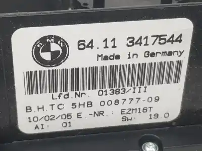 Second-hand car spare part climate control for bmw x3 (e83) 2.5 i oem iam references 64113417544  3443981