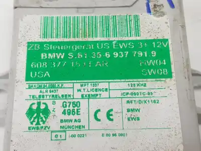 Second-hand car spare part electronic module for bmw x3 (e83) 2.5 i oem iam references 61356937791  9145097