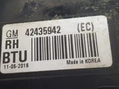 Автозапчасти б/у правый задний фонарь за opel mokka / mokka x (j13) 1.6 cdti 4x4 (_76) ссылки oem iam 42435942  42528026