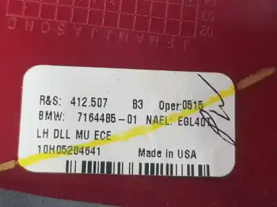 Peça sobressalente para automóvel em segunda mão farolim interior traseiro esquerdo por bmw x5 (e53) 3.0 d referências oem iam 7164485  63217164485