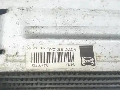 Peça sobressalente para automóvel em segunda mão intercooler por opel corsa d 1.3 16v cdti referências oem iam 872051000  55702194