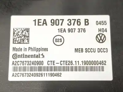 Автозапчастина б/у електронний модуль для cupra leon 2.0 tsi посилання на oem iam 1ea907376b  1ea907376b