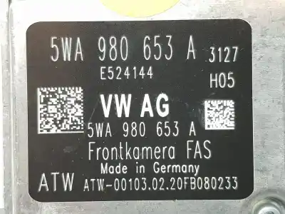 Second-hand car spare part camera for cupra leon 2.0 tsi oem iam references 5wa980653a  5wa980653a