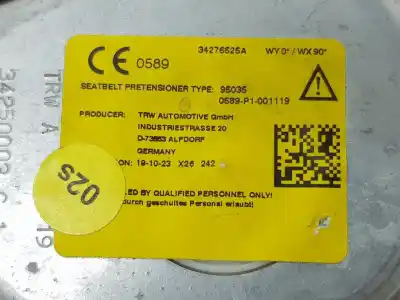 Автозапчастина б/у напіднатяжач подушки безпеки задня права для cupra sin definir sin definir посилання на oem iam 34276525a  5fa857805