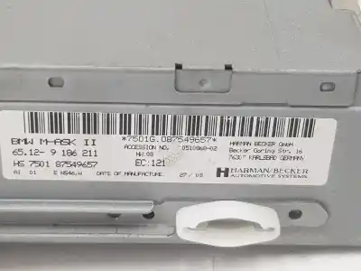 Peça sobressalente para automóvel em segunda mão módulo eletrónico antena por bmw x6 (e71) 3.5d referências oem iam 65129186211  9186211