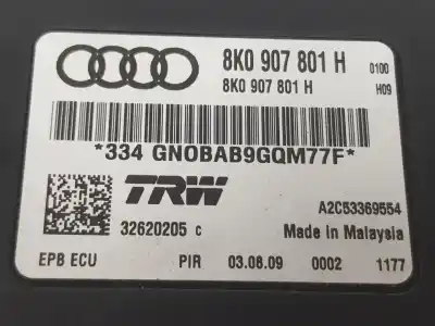 Автозапчастина б/у електронний модуль для audi a4 b8 avant (8k5) 2.0 tfsi посилання на oem iam 8k0907801h  8k0907801h