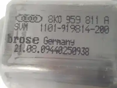 Автозапчастина б/у двиг скла задне ліво для audi a4 b8 avant (8k5) 2.0 tfsi посилання на oem iam 8k0959811a  8k0959811a