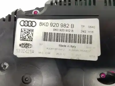 Автозапчасти б/у приборная доска за audi a4 b8 (8k2) 2.0 tdi ссылки oem iam 8k0920982b  8k0920982b