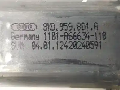 Автозапчастина б/у двигатель переднього ліва вікна для audi a4 b8 (8k2) 2.0 tdi посилання на oem iam 8k0959801a  8t0959801b