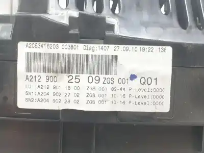 Peça sobressalente para automóvel em segunda mão quadrante por clase c clase e lim. 2.1 cdi referências oem iam a2129002509  a2129002509