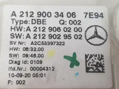 Peça sobressalente para automóvel em segunda mão luz interior por clase c clase e lim. 2.1 cdi referências oem iam a2129003406  a2129003406