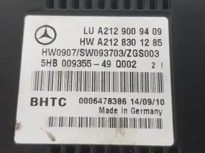 Автозапчасти б/у климат-контроль за clase c clase e lim. 2.1 cdi ссылки oem iam a2129009409  a2129009409