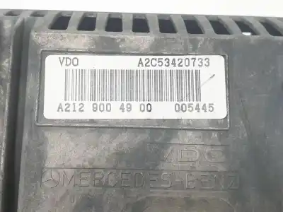 Peça sobressalente para automóvel em segunda mão display gps / multimídia por clase c clase e lim. 2.1 cdi referências oem iam a2129004900  a2129004900