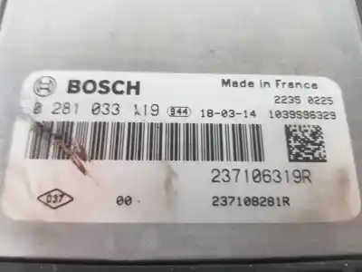 Second-hand car spare part ecu engine control for renault clio iv limited oem iam references 237108281r  237108281r