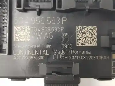 Second-hand car spare part electronic module for volkswagen troc 2.0 tdi oem iam references 5q4959593p  5q4959593p