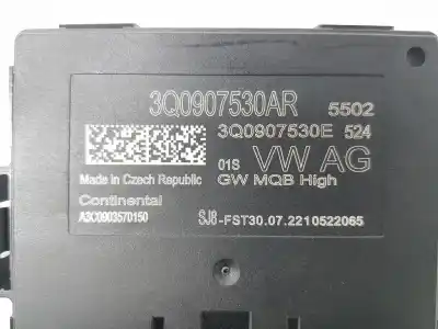 Second-hand car spare part electronic module for volkswagen troc 2.0 tdi oem iam references 3q0907530ar  3q0907530ar