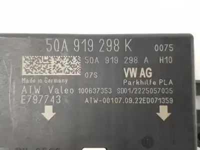 Second-hand car spare part electronic module for volkswagen troc 2.0 tdi oem iam references 5qa919298k  5qa919298k