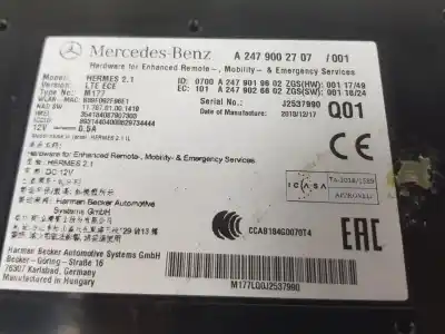 Peça sobressalente para automóvel em segunda mão módulo eletrônico por otras marcas clase a 1.5 cdi referências oem iam a2479002707  a2479002707