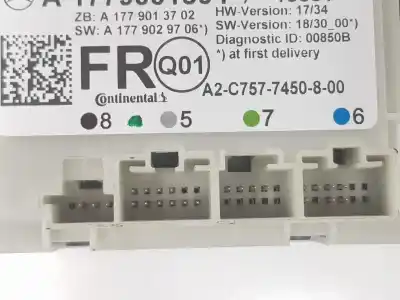 Peça sobressalente para automóvel em segunda mão módulo eletrônico por clase m clase a 1.5 cdi referências oem iam a1779001504  a1779001504