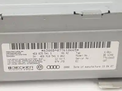 Автозапчасти б/у электронный модуль за audi q7 (4l) 4.2 v8 32v tdi biturbo 326 cv / 240 kw ссылки oem iam 4e0910541q  4e0035541s