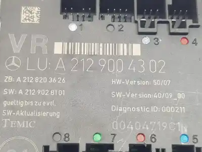 Автозапчасти б/у электронный модуль за clase c clase e lim. 2.1 cdi ссылки oem iam a2129004302  a2129004302