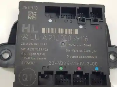 Peça sobressalente para automóvel em segunda mão módulo eletrônico por clase c clase e lim. 2.1 cdi referências oem iam a2129003906  a2129003906