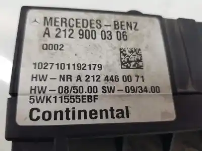 Автозапчасти б/у электронный модуль за clase c clase e lim. 2.1 cdi ссылки oem iam a2129000306  a2129000306