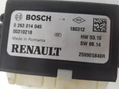 Second-hand car spare part electronic module for renault clio iv limited oem iam references 259905848r  259905848r