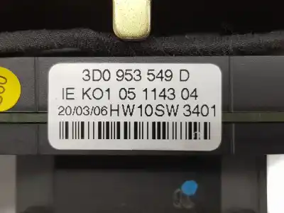 Автозапчастина б/у управління рульмом для bentley continental gt básico посилання на oem iam 3d0953549d  3w0953507k