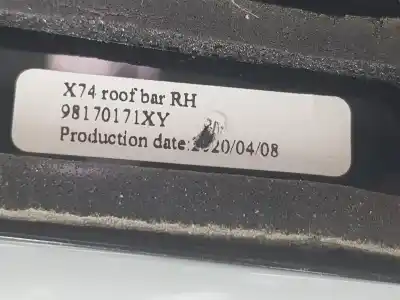 Автозапчастина б/у бруски для даху для ds 7 crossback 1.6 посилання на oem iam 98170171xy