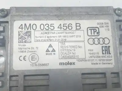 Second-hand car spare part electronic module for seat leon (5f1) 2.0 16v tsi oem iam references 4m0035456b  4m0035456b