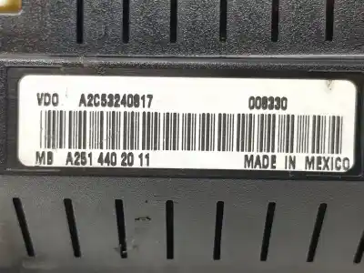 Pezzo di ricambio per auto di seconda mano pannello degli strumenti per clase c clase r 3.0 cdi riferimenti oem iam a2514402011  a2514402011