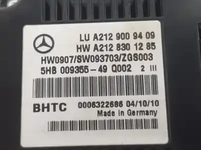 Автозапчасти б/у климат-контроль за clase c clase e lim. 2.1 cdi ссылки oem iam a2129009409  a2129009409