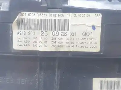 Автозапчасти б/у приборная доска за clase c clase e lim. 2.1 cdi ссылки oem iam a2129002509  a2129002509
