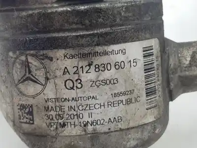 Автозапчастина б/у труби кондиціонації для mercedes-benz clase e (w212) lim. 2.1 cdi cat посилання на oem iam a2128306015  a2128302516