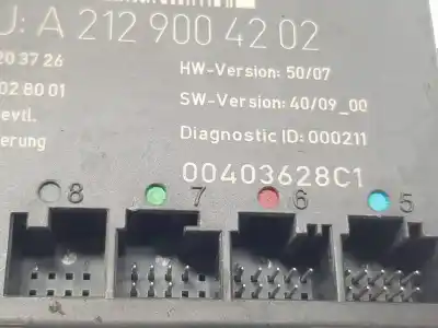 Автозапчасти б/у электронный модуль за clase c clase e lim. 2.1 cdi ссылки oem iam a2129004202  a2129004202