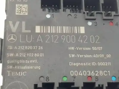 Автозапчасти б/у электронный модуль за clase c clase e lim. 2.1 cdi ссылки oem iam a2129004202  a2129004202