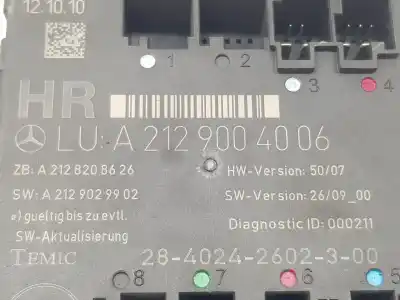 Автозапчасти б/у электронный модуль за clase c clase e lim. 2.1 cdi ссылки oem iam a2129004006  a2129004006