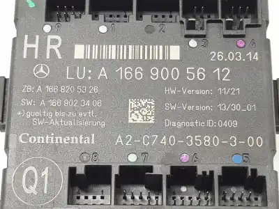 Pezzo di ricambio per auto di seconda mano modulo elettronico per clase c clase m 3.0 cdi riferimenti oem iam a1669005612  a1669005612
