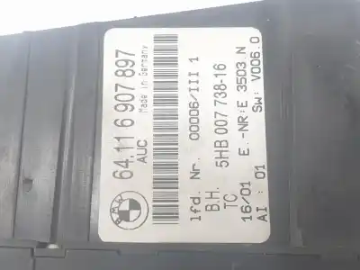 Second-hand car spare part climate control for bmw 3 (e46) 320 d oem iam references 64116907897  6956319