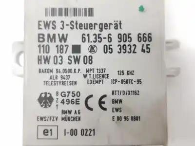 Peça sobressalente para automóvel em segunda mão módulo eletrônico por bmw 5 (e39) 520 d referências oem iam 61356905666  9145097