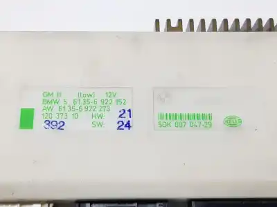 Peça sobressalente para automóvel em segunda mão módulo eletrônico por bmw 5 (e39) 520 d referências oem iam 61356922152  6922152