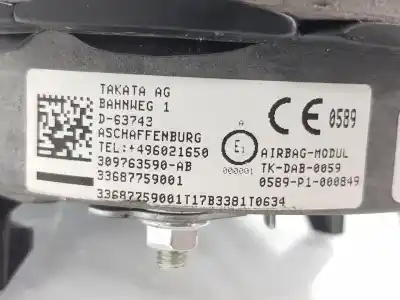 Peça sobressalente para automóvel em segunda mão airbag dianteiro esquerdo por bmw 5 (e39) 520 d referências oem iam 6880599  3236880599