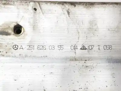 Second-hand car spare part front bumper reinforcement for mercedesbenz clase r bm 251 280 cdi 4matic 251.020 oem iam references a2516260355